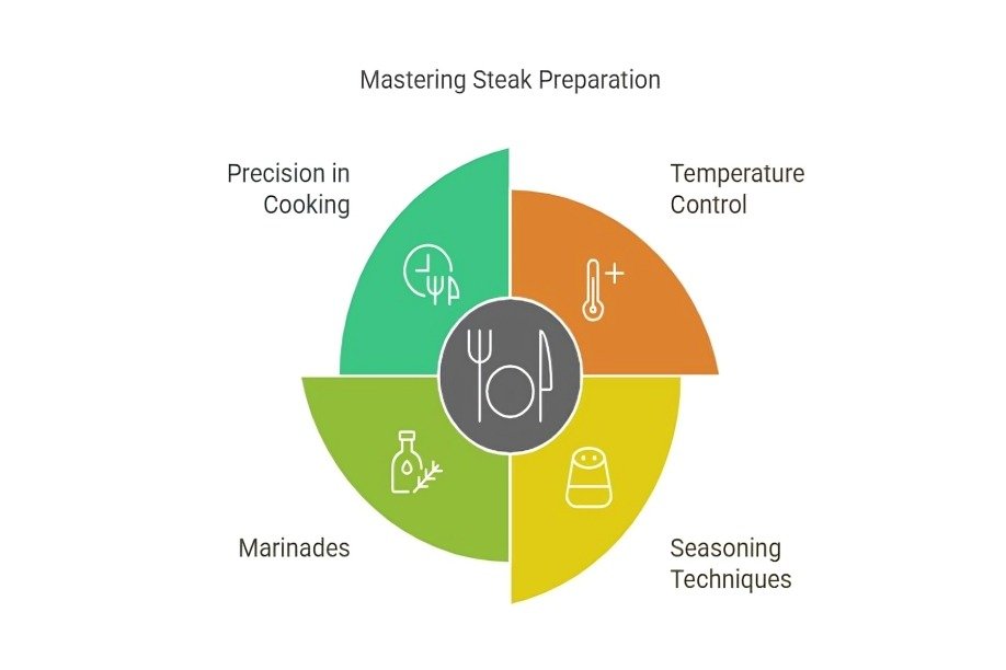 Preparing the Steak